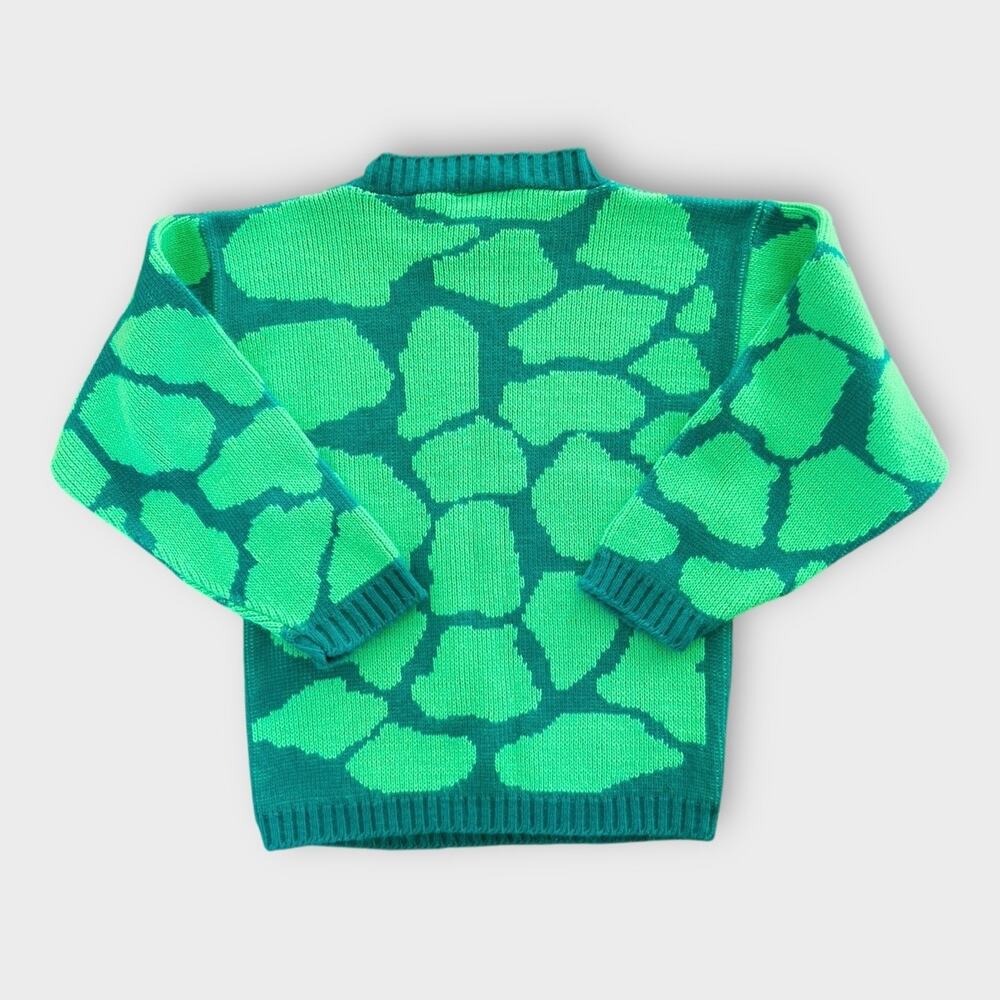 Vintage Teenage Mutant Ninja Turtles Sweater 90s Raphael J.J. Poole Youth size 6 - Picture 5 of 10
